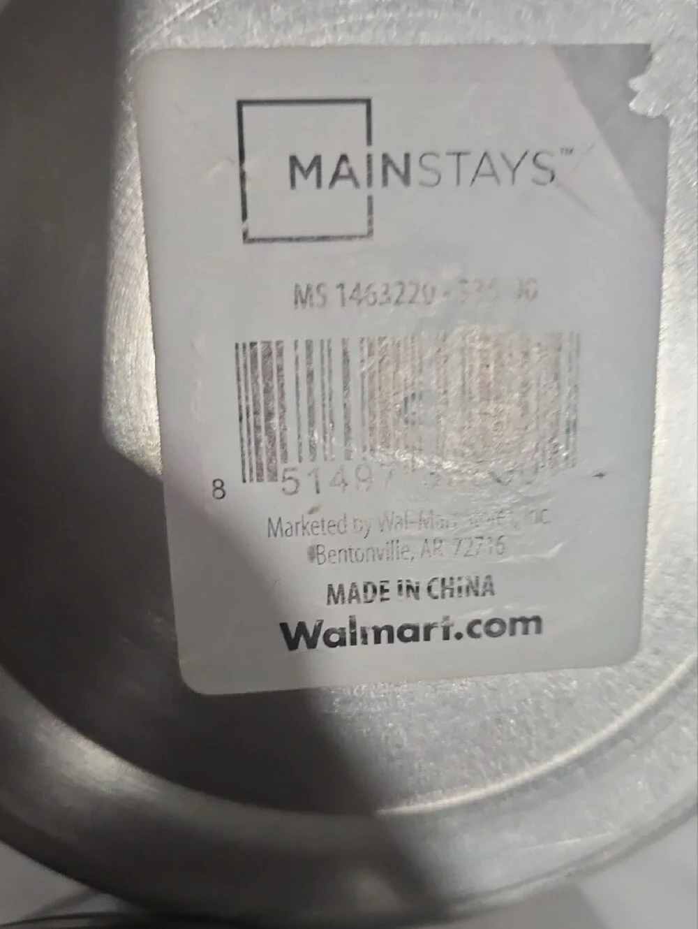 Mainstays stainless steel